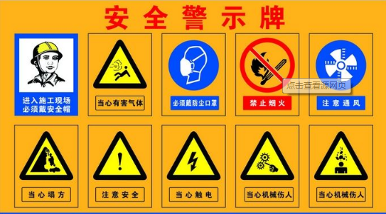 衛(wèi)生防護設(shè)施與警示標志的評價